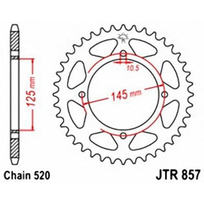 Plato Keeway, Yamaha Paso 520 47z Negra