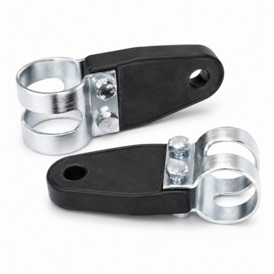 Abrazadera metálica soporte faro moto horquilla 28/30 mm