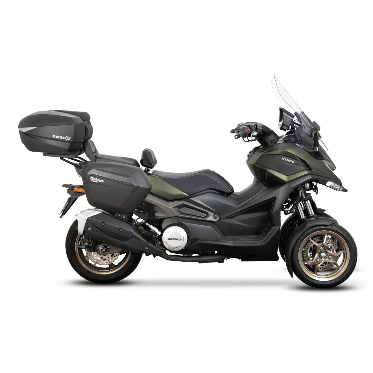 Fijación Trasera para Maleta SHAD KYMCO CV3 550 (22-23)