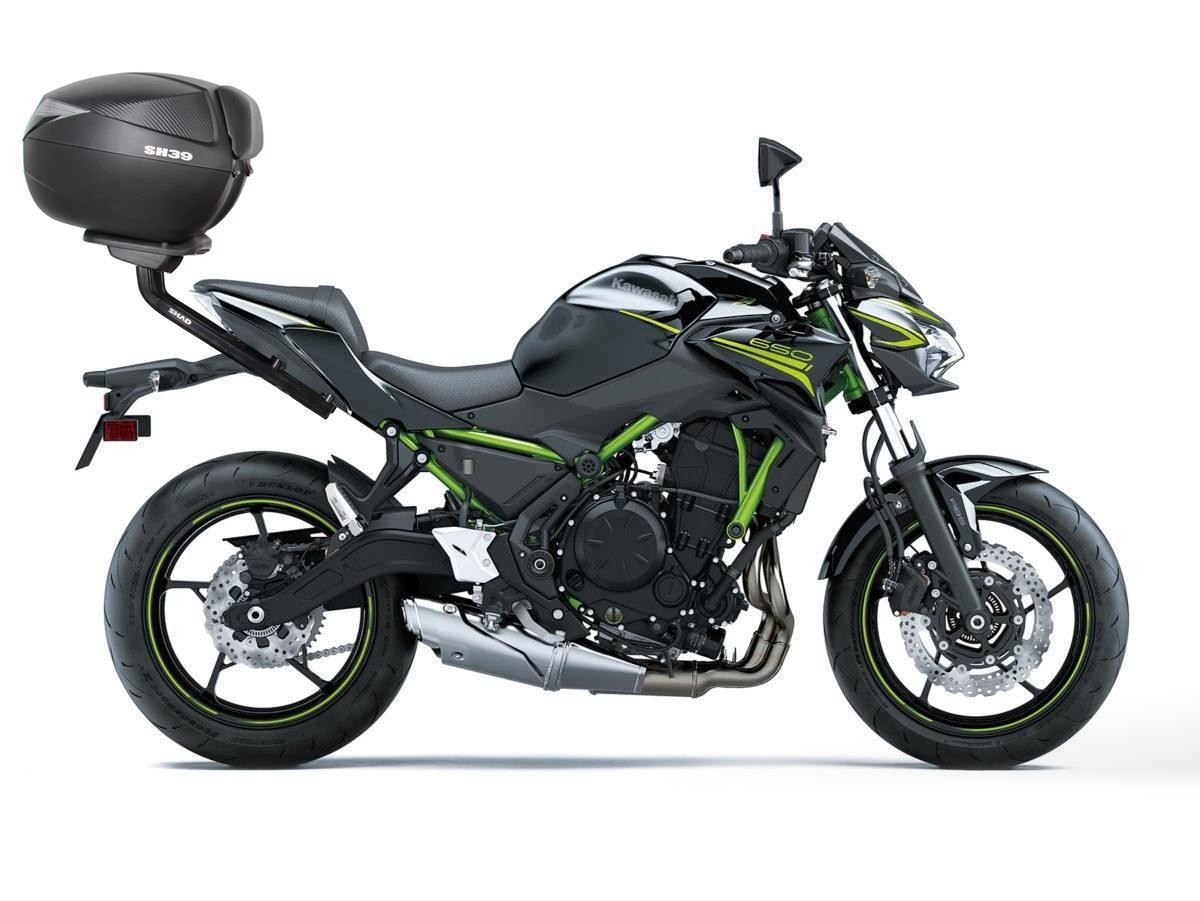 Fijación Trasera para Maleta SHAD Kawasaki Ninja 650 (17-22); Kawasaki Z650 (16-23)