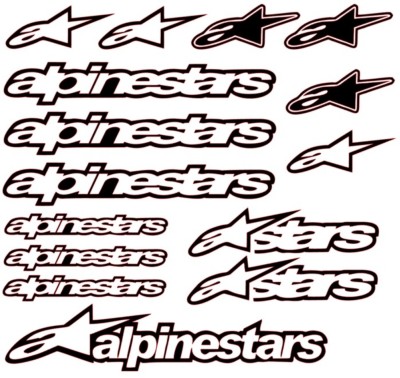 Kit Adhesivos Alpinestars 15 PIEZAS