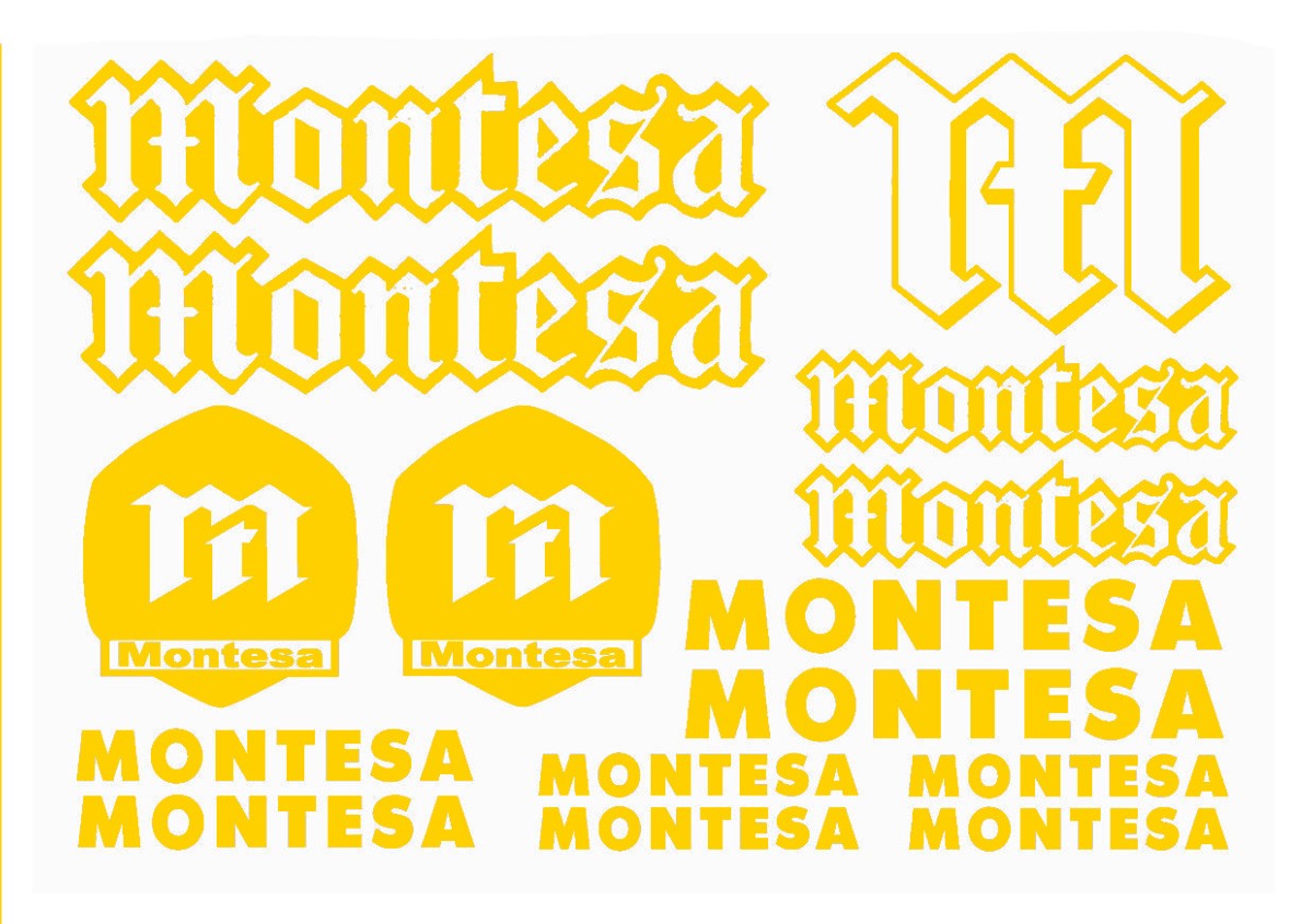 Kit adhesivos MONTESA 14 Piezas 1