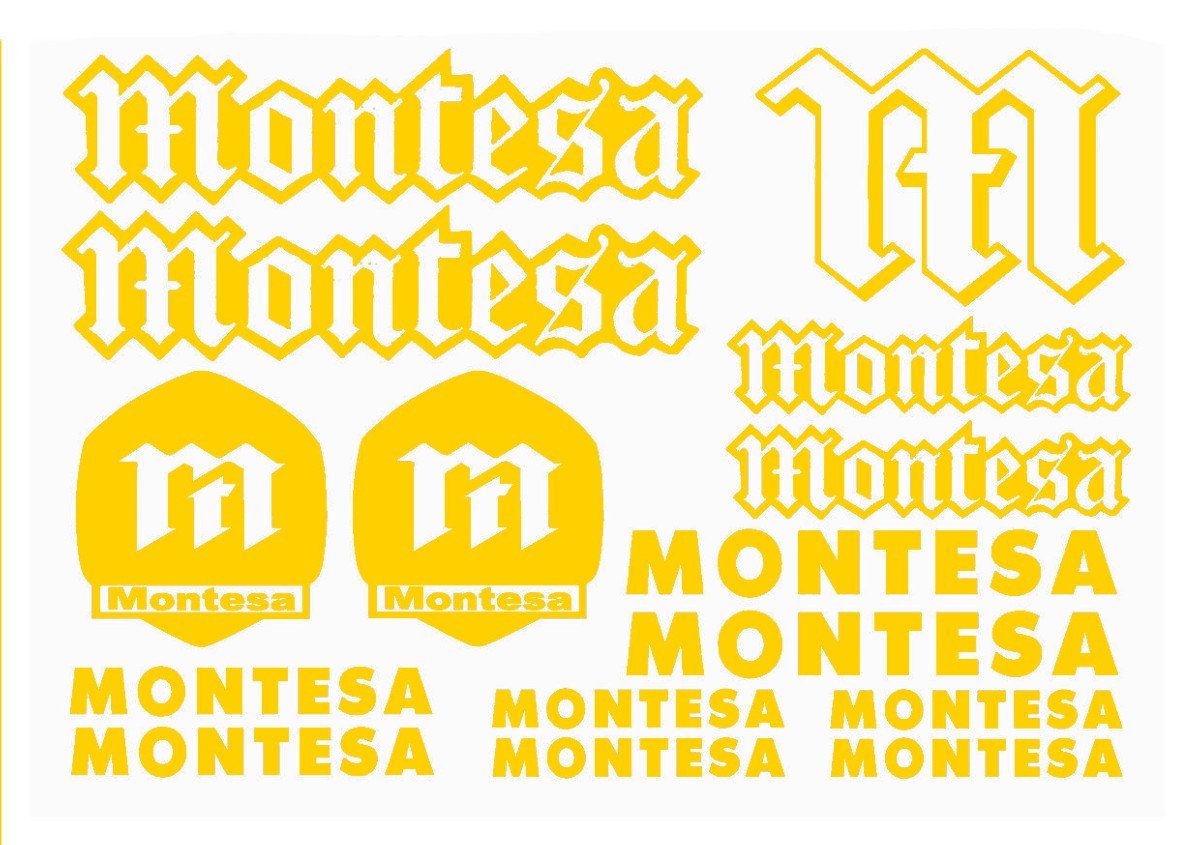 Kit adhesivos MONTESA 14 Piezas 1