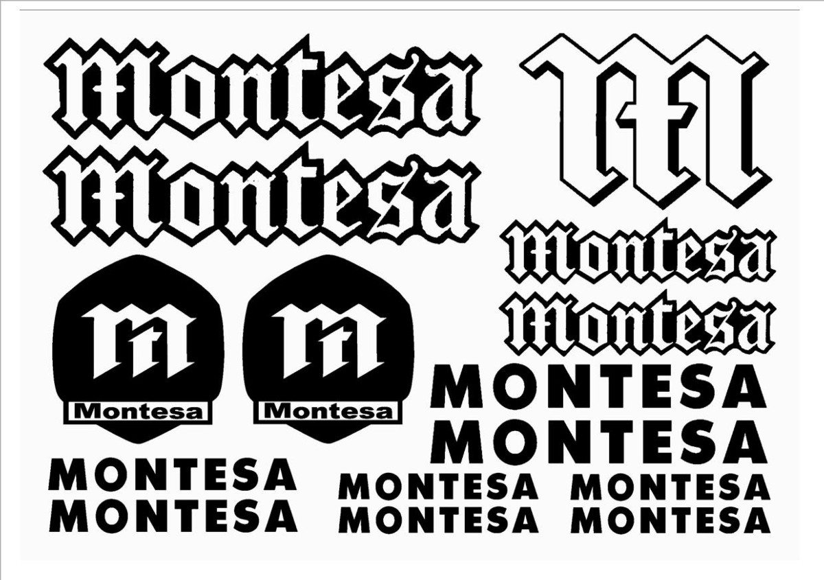 Kit adhesivos MONTESA 14 Piezas