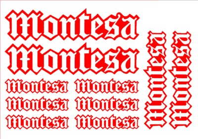 Kit adhesivos MONTESA 10 Piezas