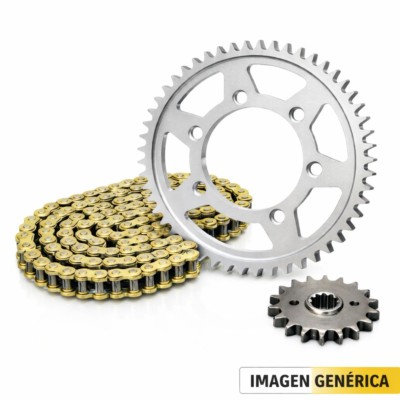 Kit arrastre Honda 750XA DID 520VX3 piñón y corona JT
