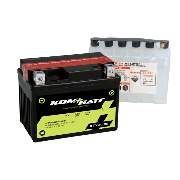 Batería KTX4L-BS (YTX4L-BS) KOMBATT