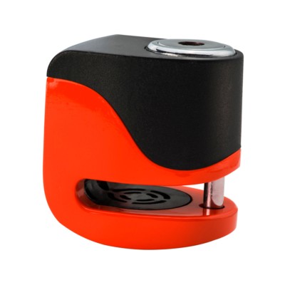 Antirrobo Disco KOVIX KS6-FO ALARMA USB Naranja Flúor PIN 5,5mm.