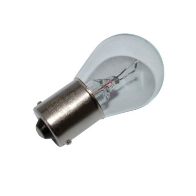 Lámpara STOP 12V 10W BA15S de 1 polo marca Hert para luz de freno de moto y scooter