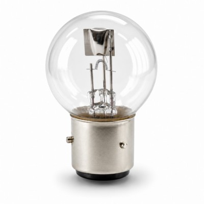 Lámpara 6V 45/40W casquillo BA21D para faro de moto clásica