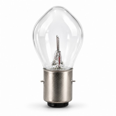 Lámpara 6V 50W BA20S 1 polo para faro delantero de moto clásica