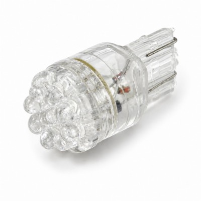 Lámpara Wedge T20 12V 9W con 9 LEDs para luz de moto