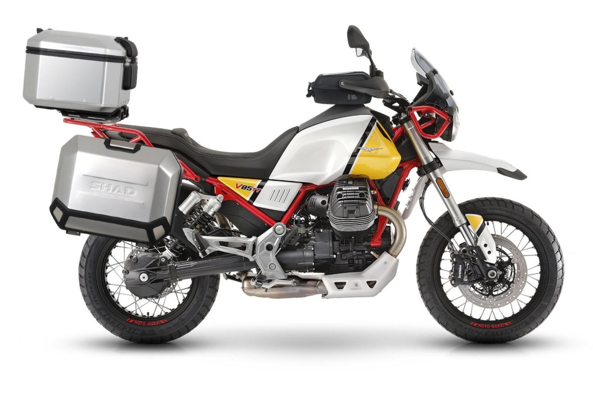 Fijación Trasera para Maleta SHAD MOTO GUZZI V85 TT (19-23) 2
