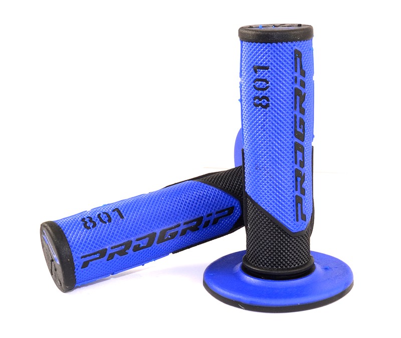 Puños Cross Progrip 801 Gel Negro Azul