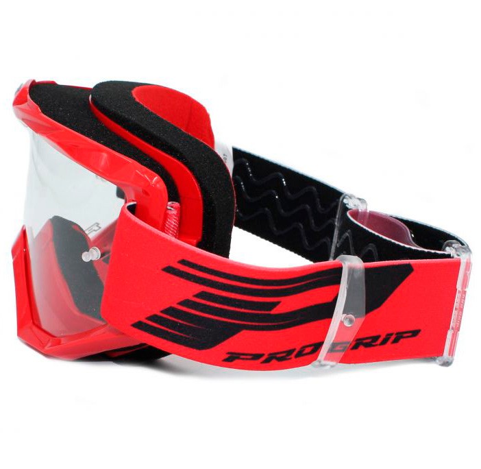 Gafas Cross PROGRIP 3201 Rojas Lente Antivaho 1