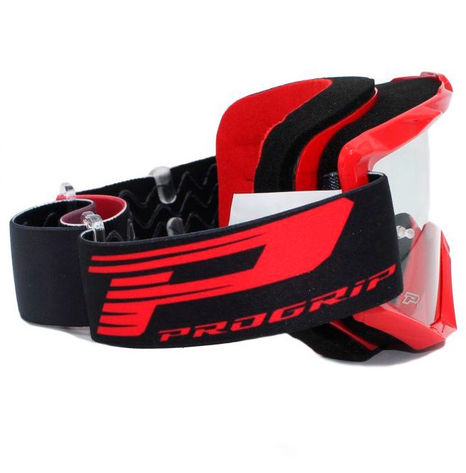 Gafas Cross PROGRIP 3201 Rojas Lente Antivaho 3