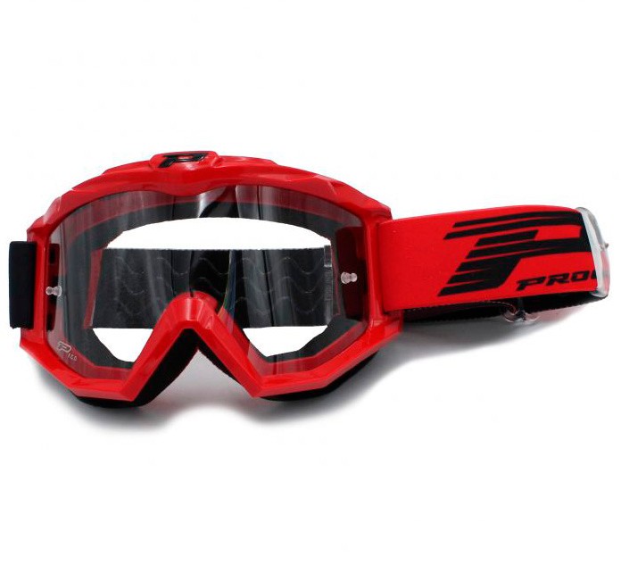 Gafas Cross PROGRIP 3201 Rojas Lente Antivaho