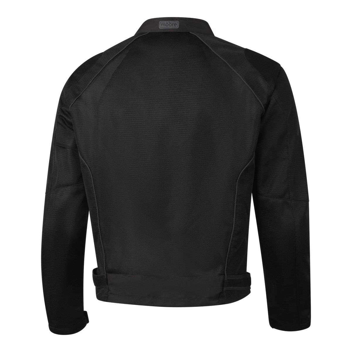 Chaqueta de moto ligera MOORE AIREA Ripstop 600D negra