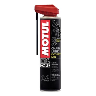 Spray grasa de cadena MOTUL C4 Chain Lube Road Factory Line 400 ml.