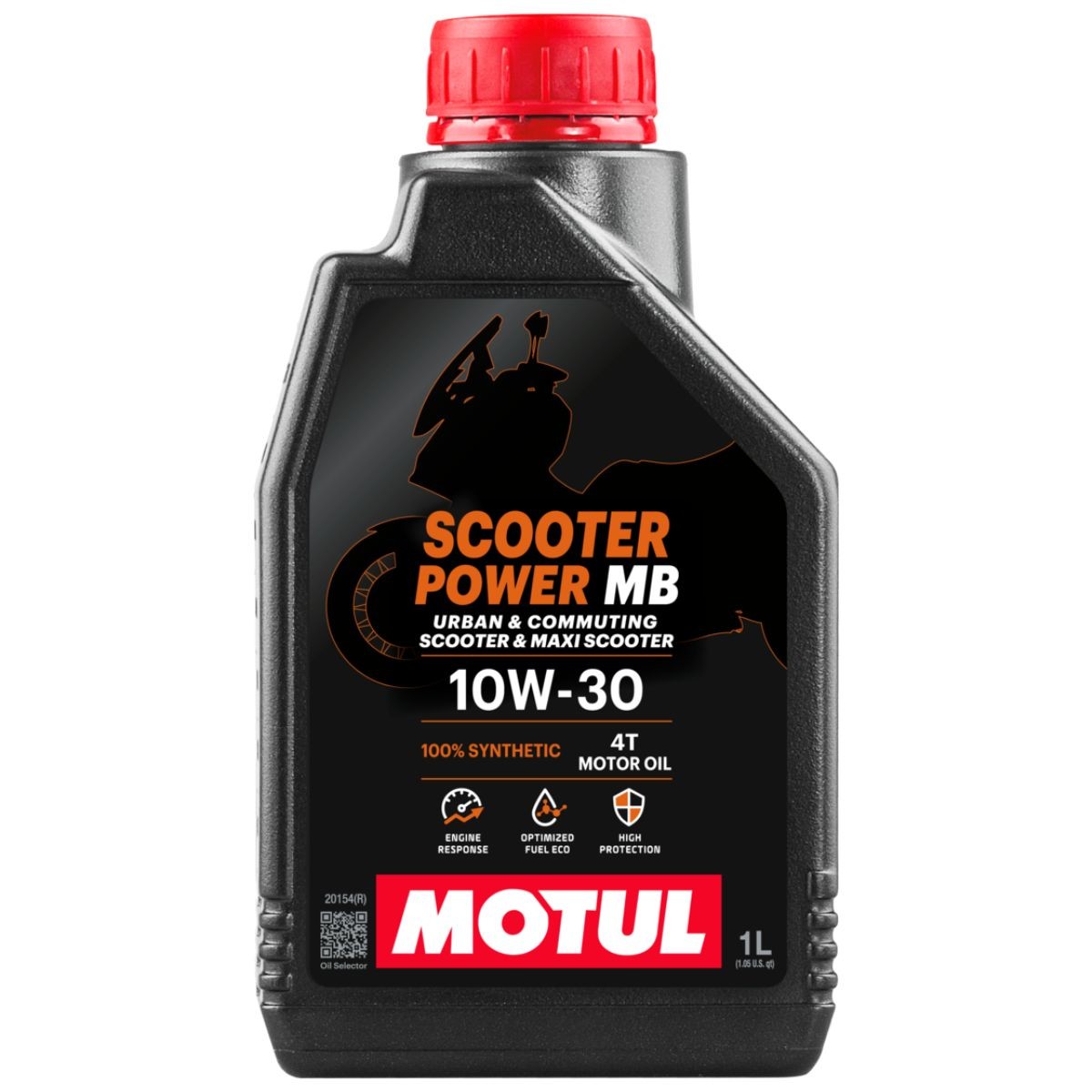 Aceite Motul Scooter Power 4T MB 10W-30 para scooters – 100% sintético JASO MB