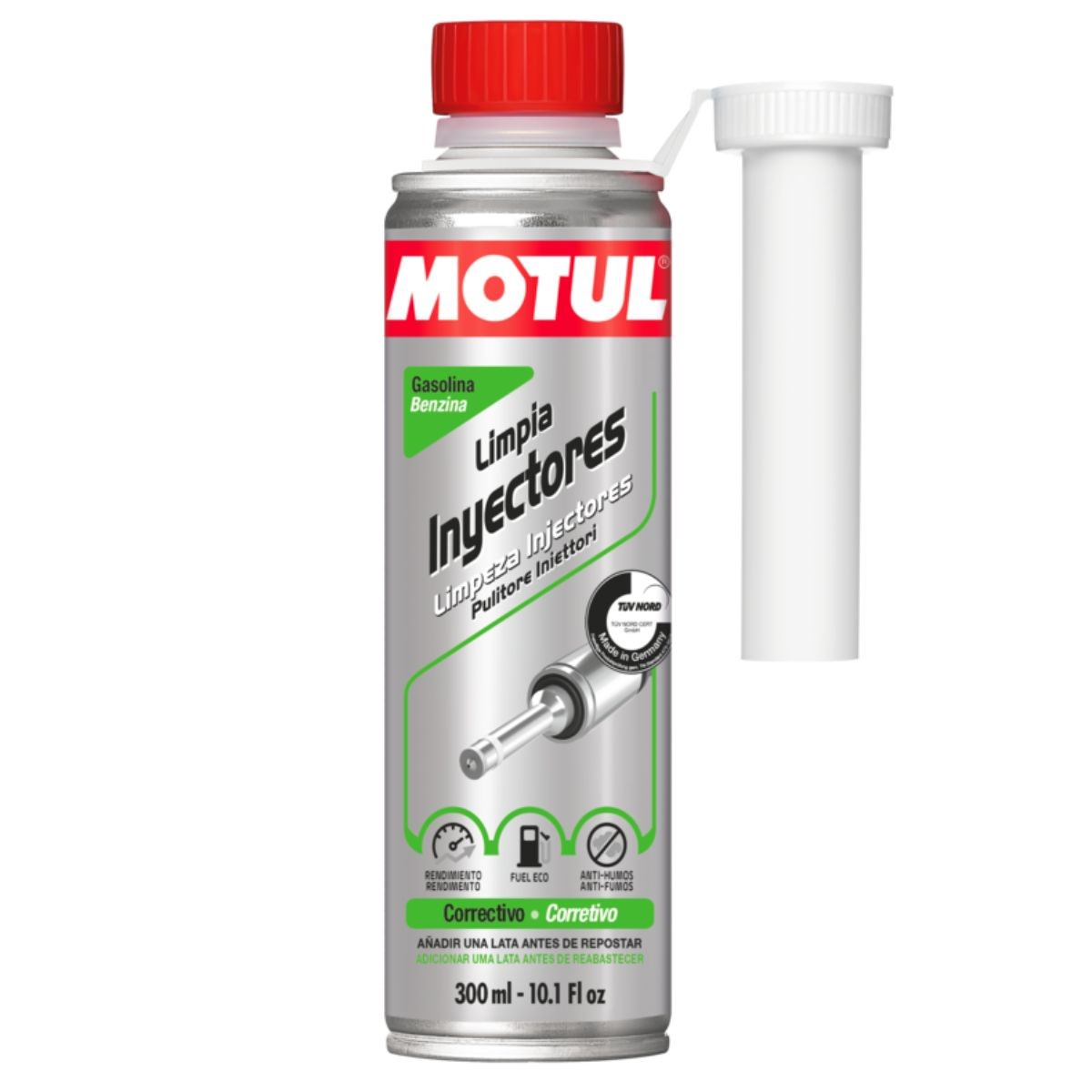 Aditivo Motul Limpiador de Inyectores Gasolina – Limpieza completa del sistema de combustible