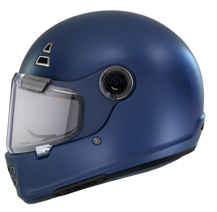 Casco Integral Fibra MT JARAMA SOLID A7 Azul Mate