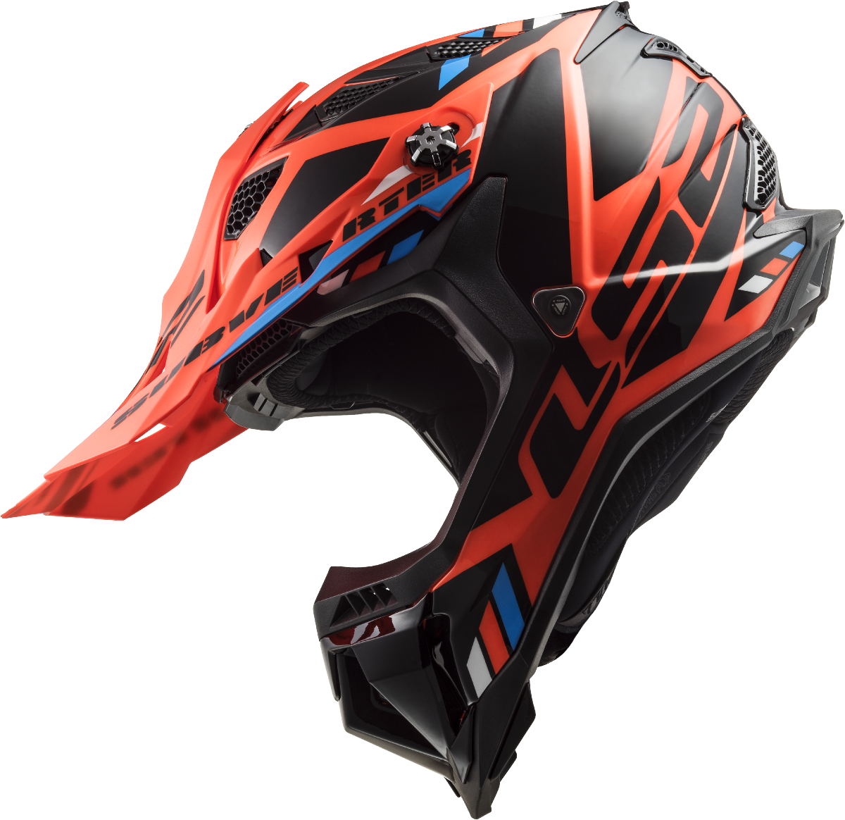 Casco LS2 MX700 SUBVERTER EVO STOMP NARANJA FLUOR/NEGRO ECE 22.06 1