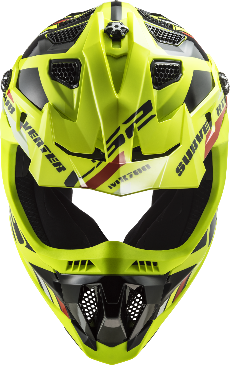 Casco LS2 MX700 SUBVERTER EVO STOMP AMARILLO/NEGRO ECE 22.06 2