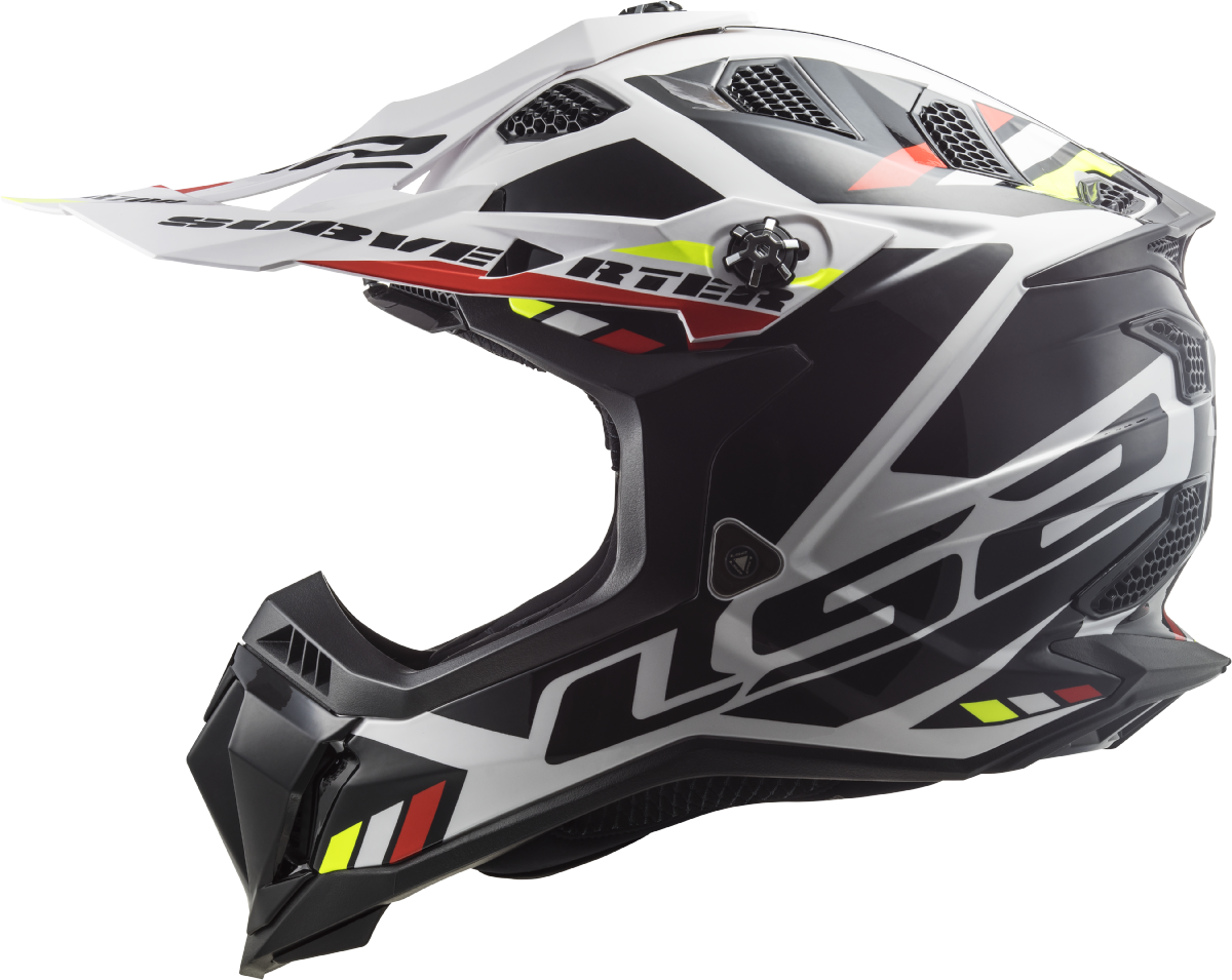 Casco LS2 MX700 SUBVERTER EVO STOMP BLANCO/NEGRO ECE 22.06