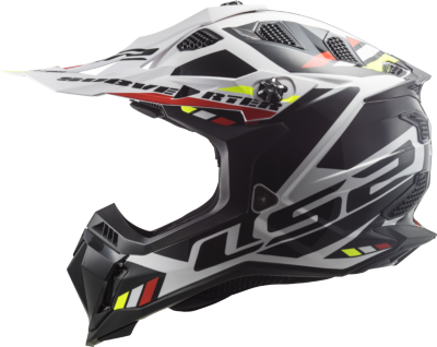 Casco LS2 MX700 SUBVERTER EVO STOMP BLANCO/NEGRO ECE 22.06