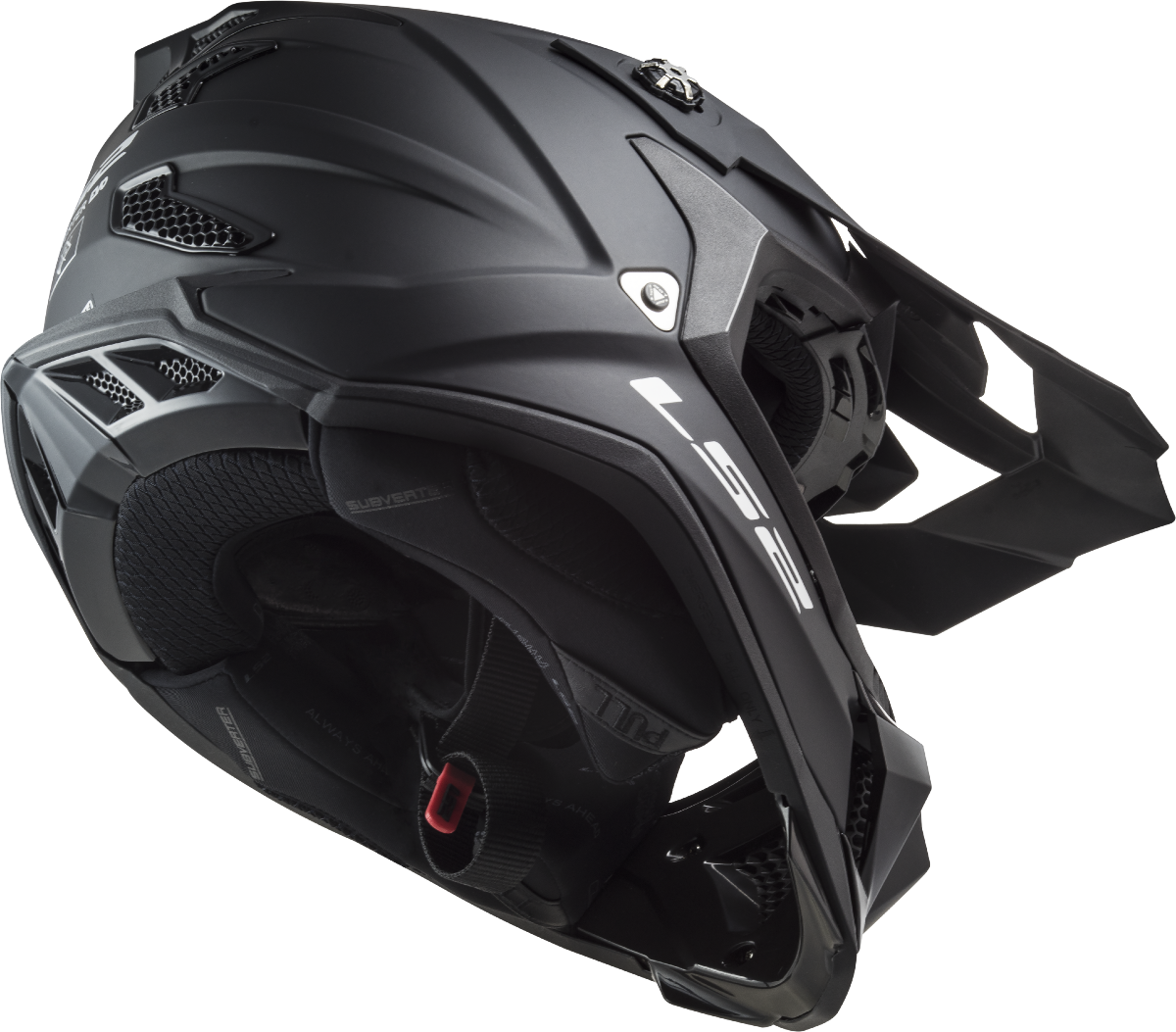 Casco LS2 MX700 SUBVERTER EVO NOIR NEGRO MATE ECE 22.06 2