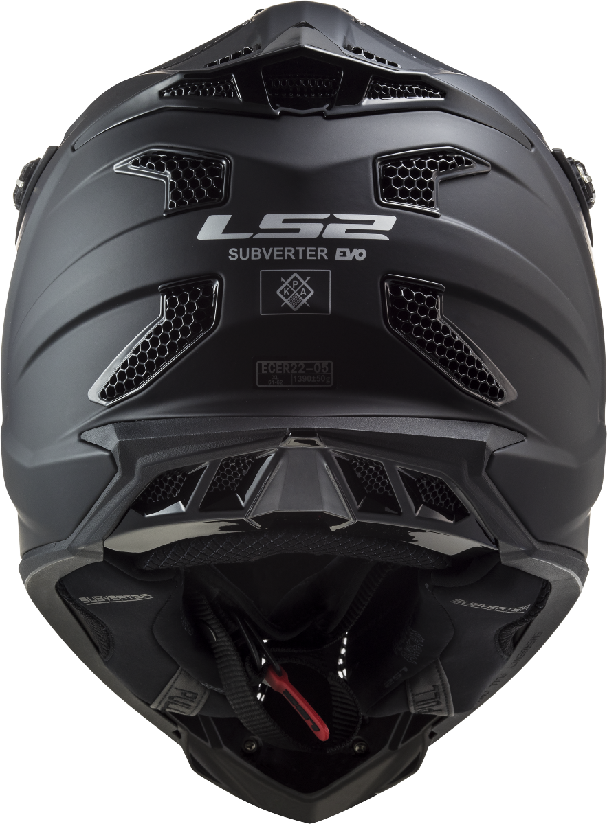 Casco LS2 MX700 SUBVERTER EVO NOIR NEGRO MATE ECE 22.06 5