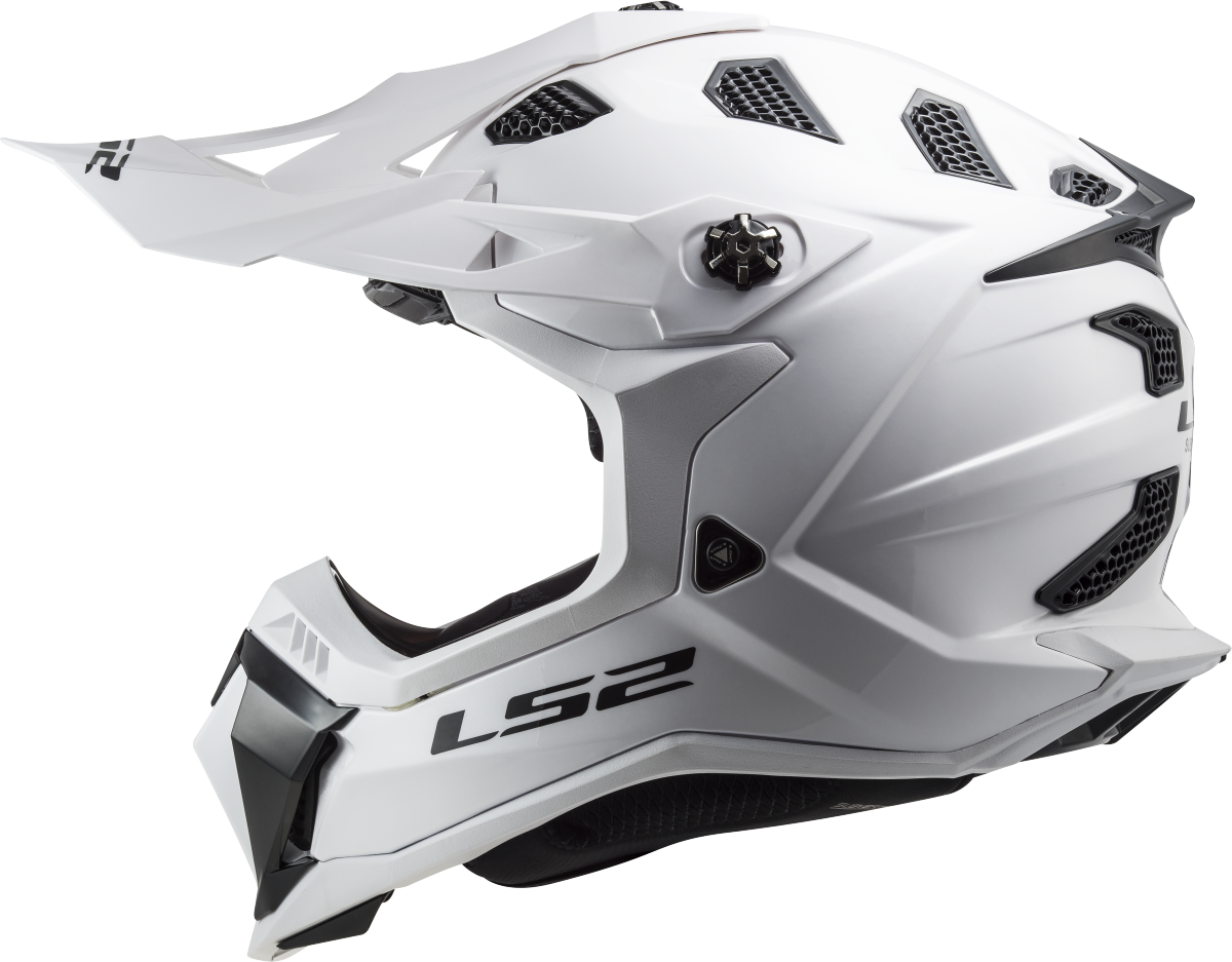 Casco LS2 MX700 SUBVERTER EVO SOLID BLANCO ECE 22.06