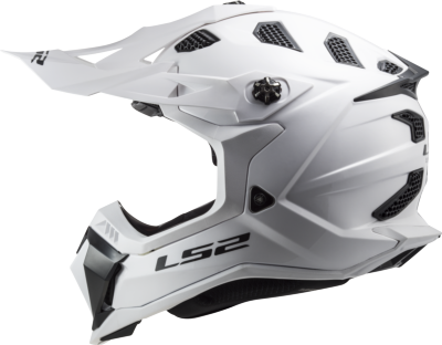 Casco LS2 MX700 SUBVERTER EVO SOLID BLANCO ECE 22.06