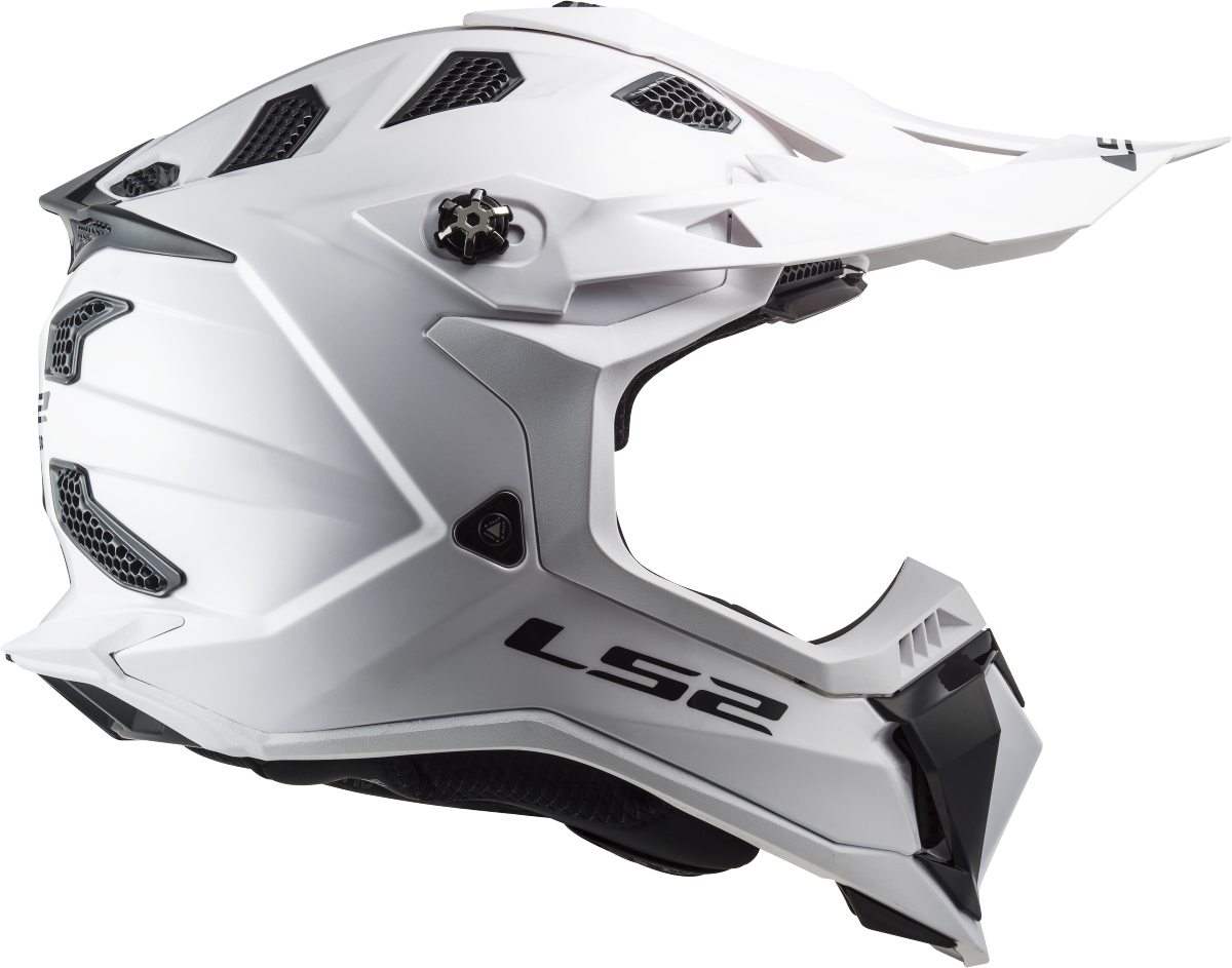 Casco LS2 MX700 SUBVERTER EVO SOLID BLANCO ECE 22.06 2