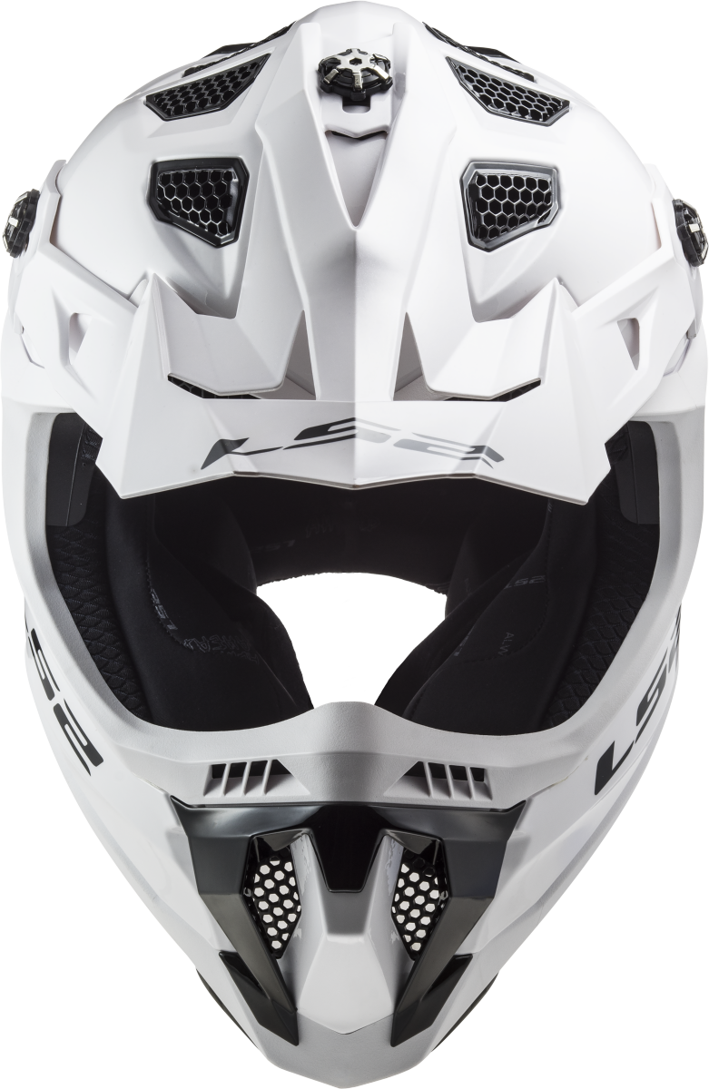 Casco LS2 MX700 SUBVERTER EVO SOLID BLANCO ECE 22.06 1