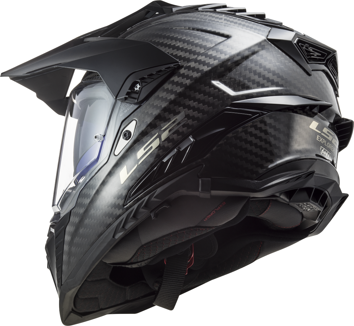 Casco LS2 TRAIL MX701 EXPLORER CARBON SOLID CARBON ECE 22.06 6