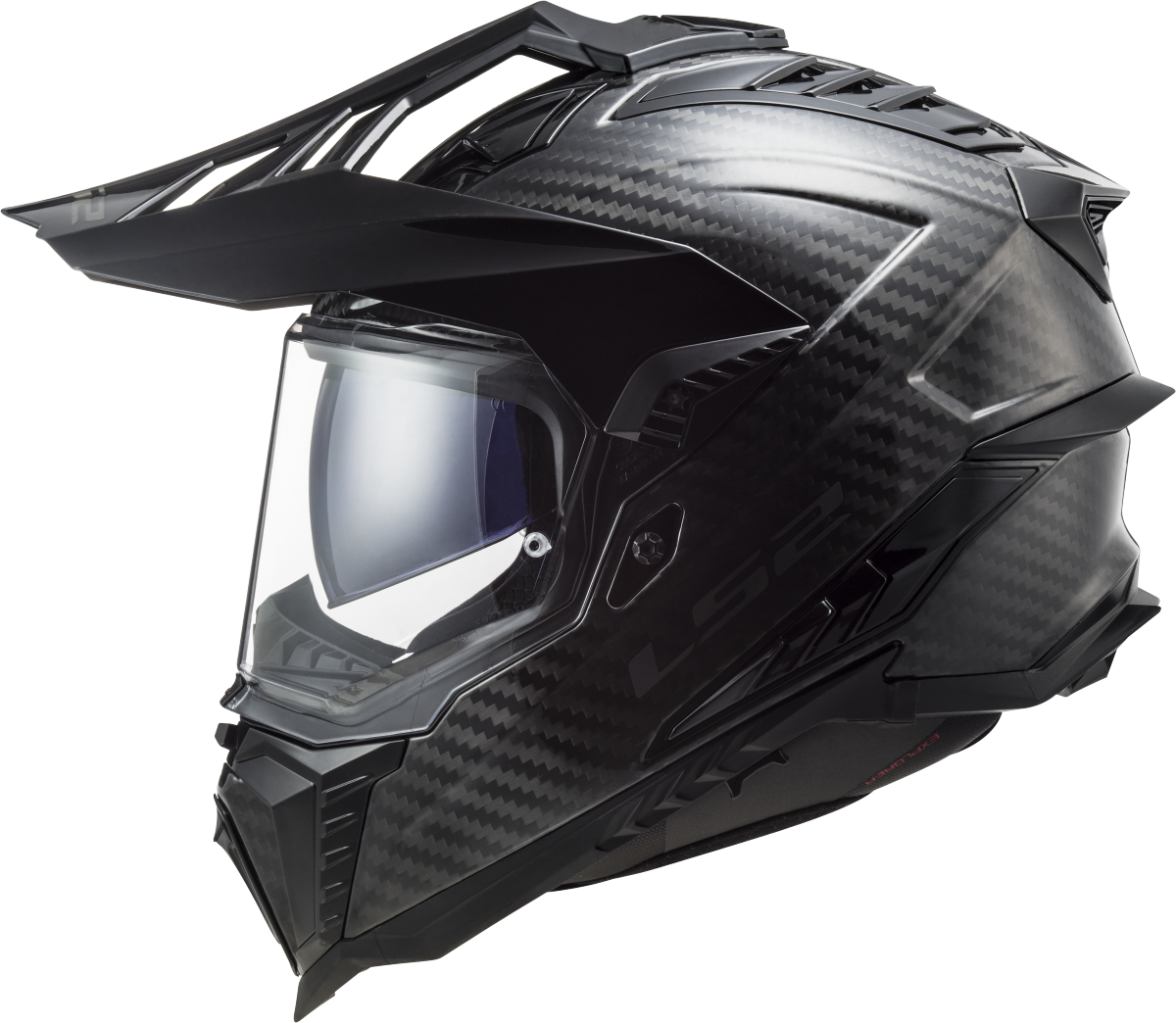 Casco LS2 TRAIL MX701 EXPLORER CARBON SOLID CARBON ECE 22.06