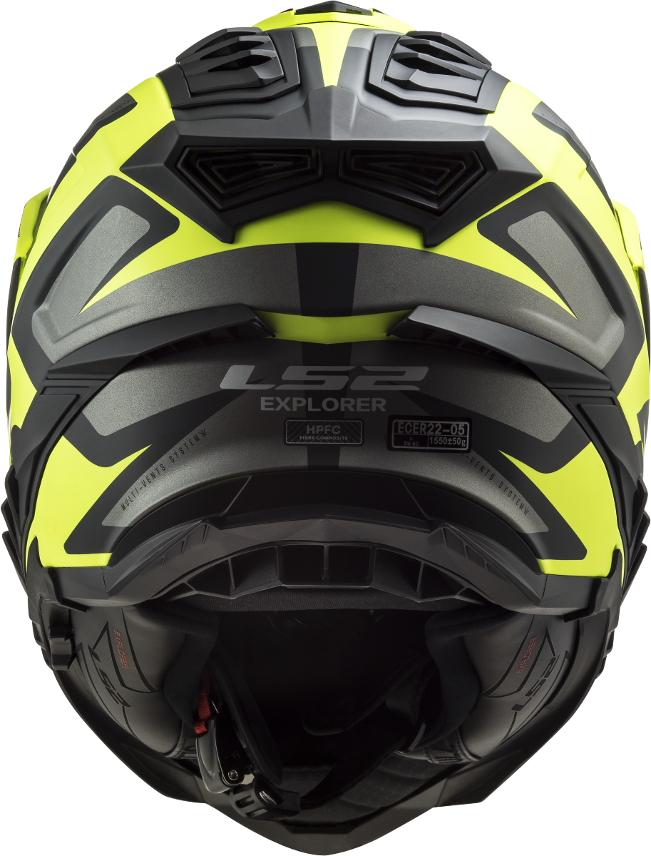 Casco LS2 TRAIL MX701 EXPLORER ALTER AMARILLO NEGRO MATE ECE 22.06 3