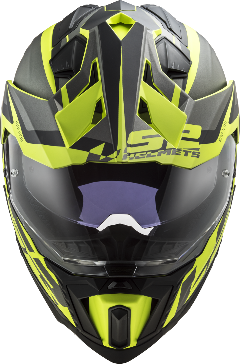 Casco LS2 TRAIL MX701 EXPLORER ALTER AMARILLO NEGRO MATE ECE 22.06 4