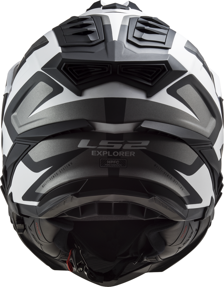 Casco LS2 TRAIL MX701 EXPLORER ALTER BLANCO NEGRO MATE ECE 22.06 2