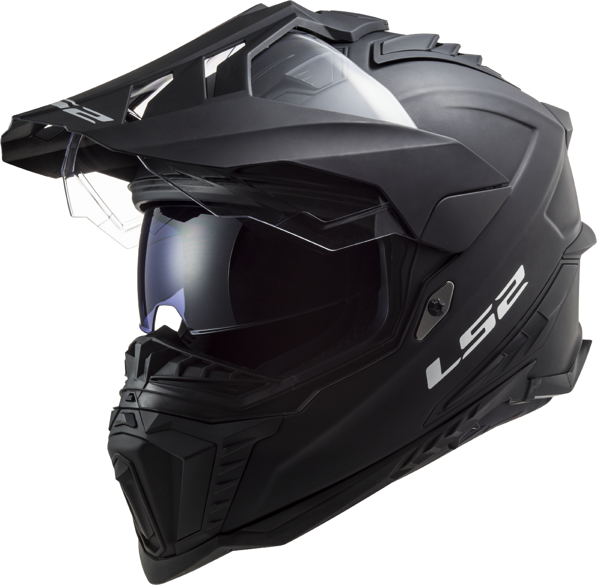 Casco LS2 TRAIL MX701 EXPLORER SOLID NEGRO MATE ECE 22.06 1