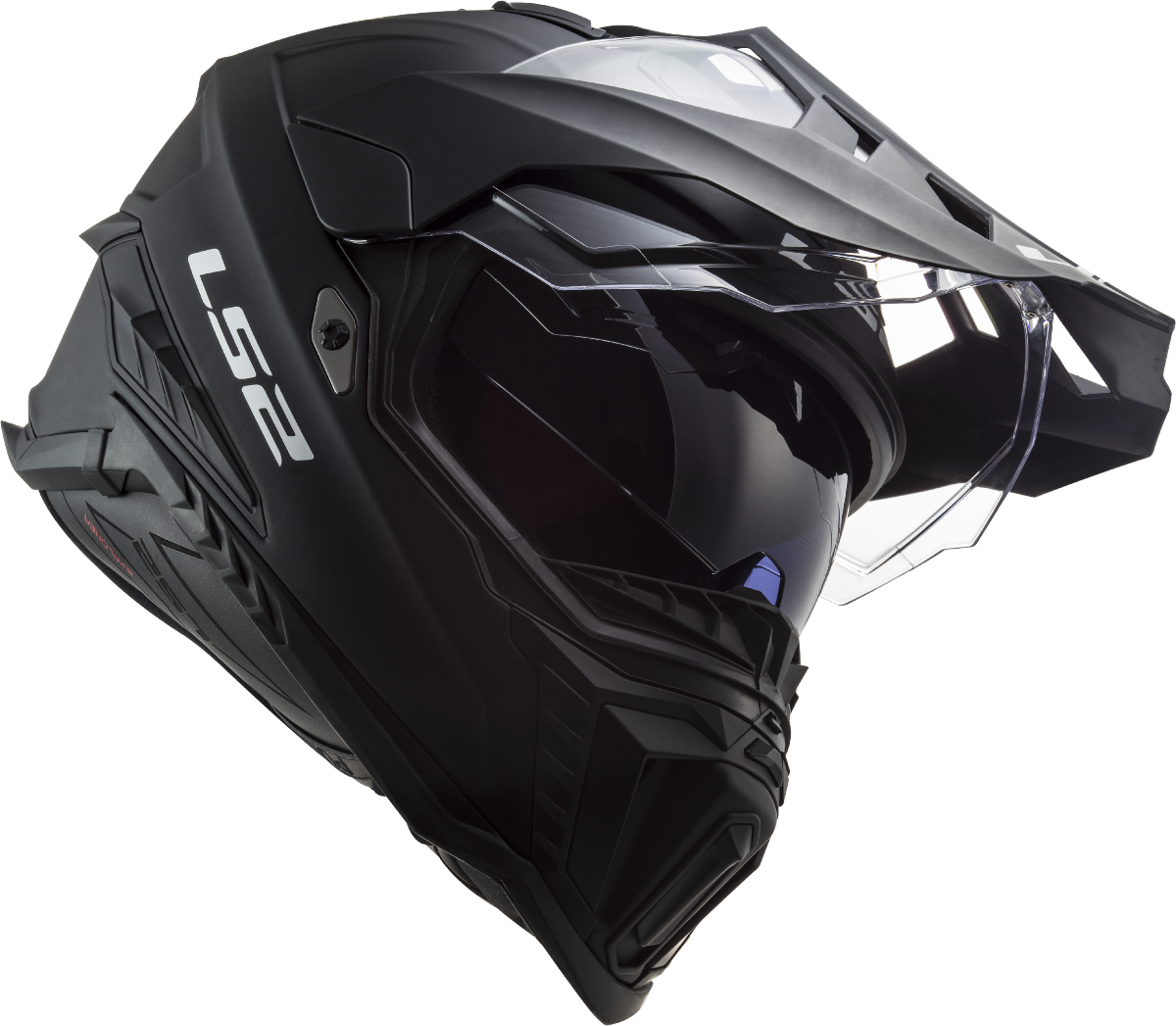 Casco LS2 TRAIL MX701 EXPLORER SOLID NEGRO MATE ECE 22.06 3