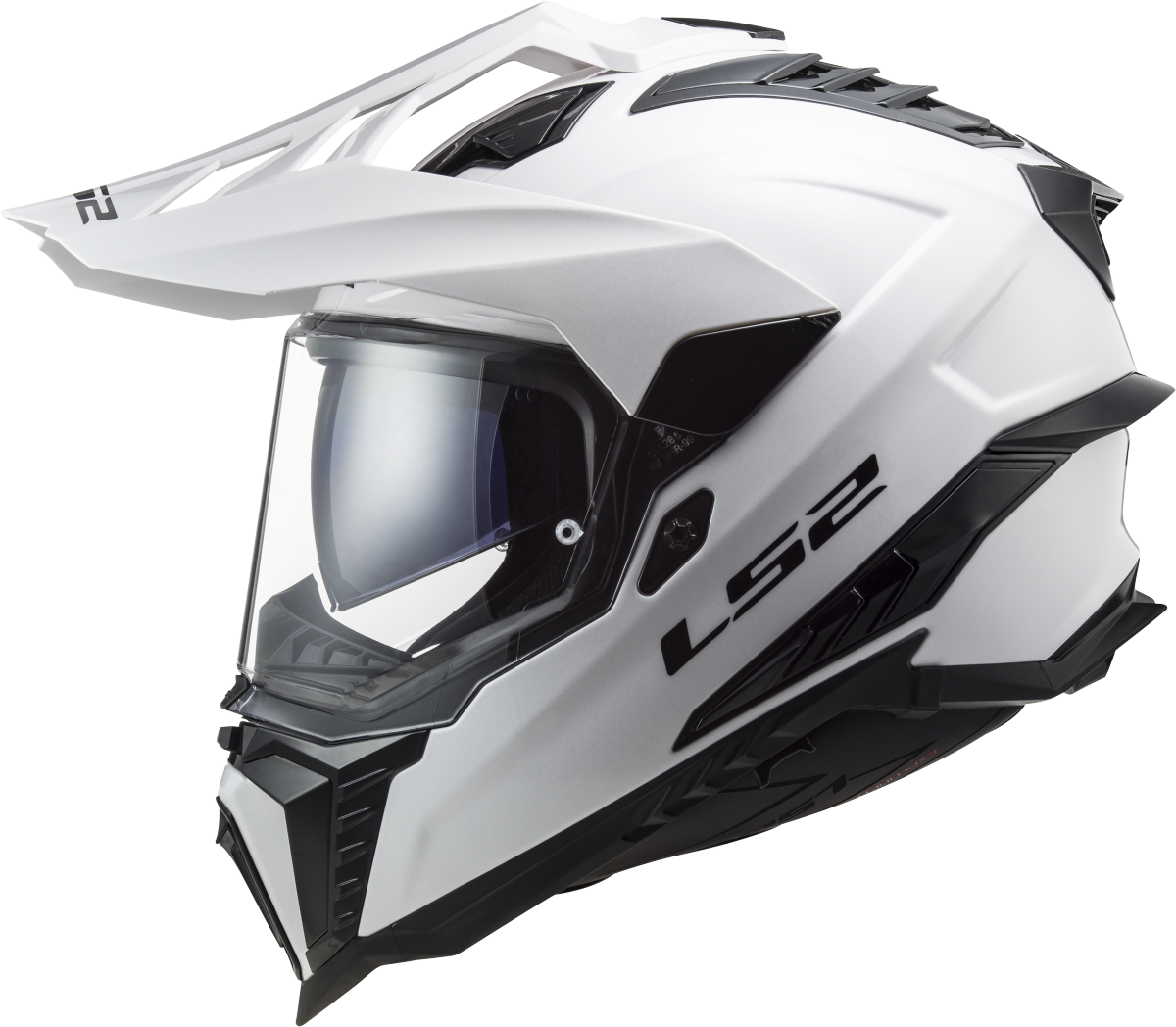 Casco LS2 TRAIL MX701 EXPLORER SOLID BLANCO ECE 22.06