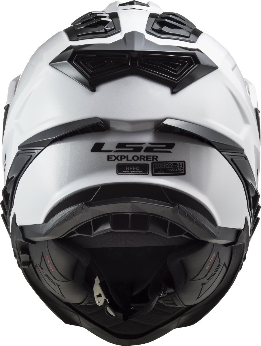 Casco LS2 TRAIL MX701 EXPLORER SOLID BLANCO ECE 22.06 3