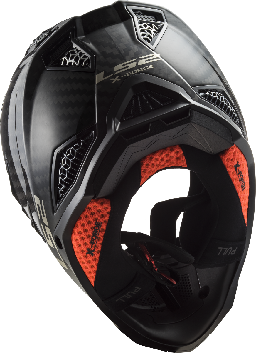 Casco LS2 MX703 X-FORCE SOLID CARBON ECE 22.06 5