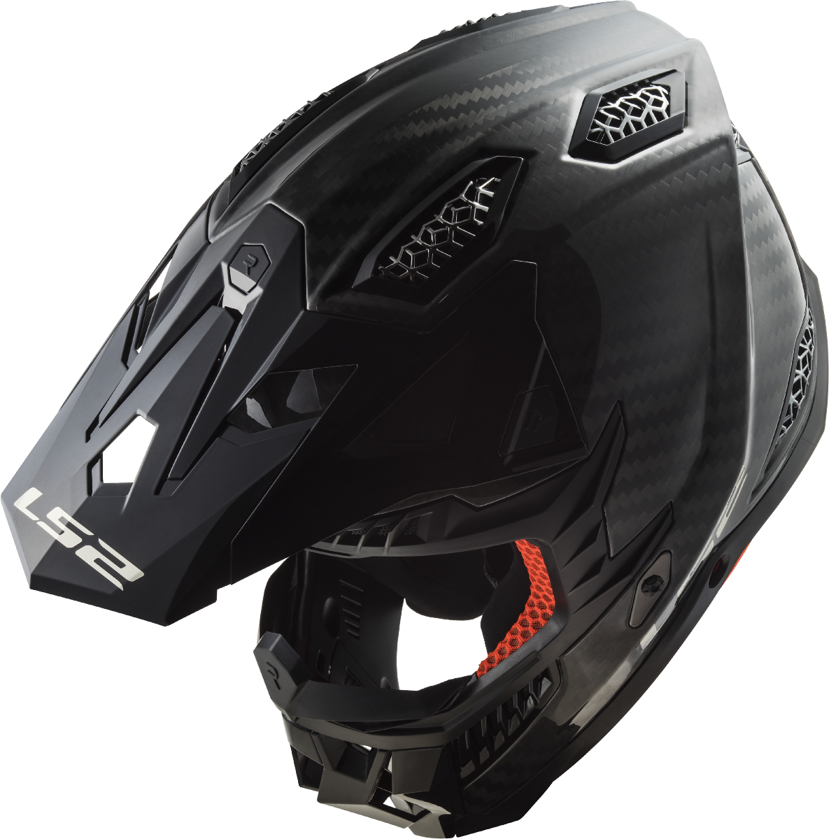 Casco LS2 MX703 X-FORCE SOLID CARBON ECE 22.06 7