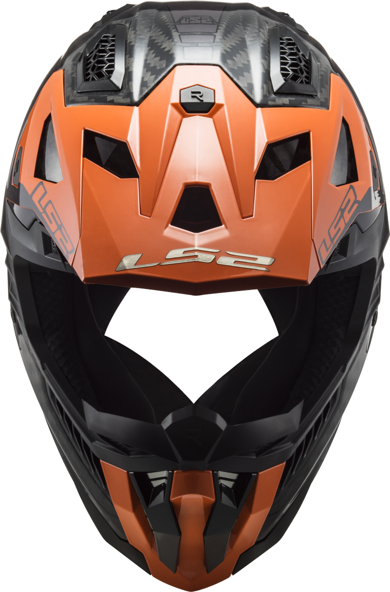 Casco LS2 MX703 X-FORCE VICTORY TITANIO/NARANJA ECE 22.06 1