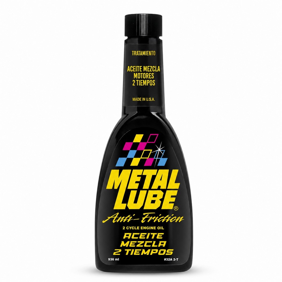 Aceite METAL LUBE 32A2T Súper Lubricante 2 Tiempos 946ml para motores de moto