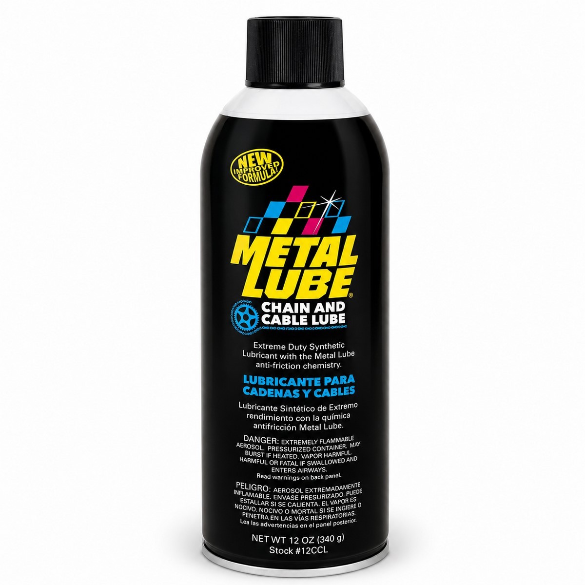 Lubricante Metal Lube para cadenas y cables de moto 340 gr